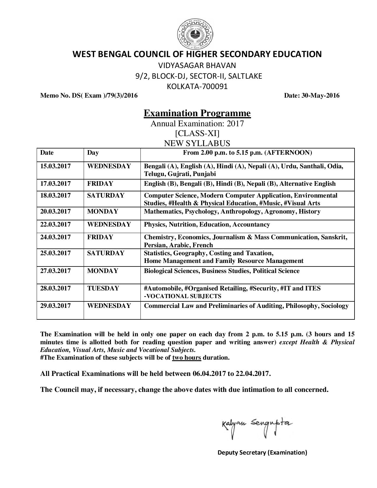 West Bengal Inter 2nd-year Result