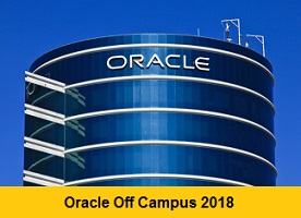 Oracle Off Campus 2018