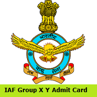 IAF Group X Y Admit Card