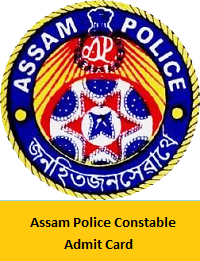 Assam Police Constable Admit Card