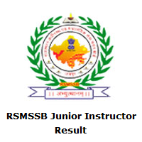 RSMSSB Junior Instructor Result