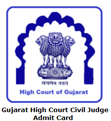 Gujarat High Court Civil Judge Admit Card