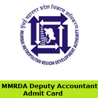 MMRDA Deputy Accountant Admit Card