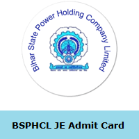 BSPHCL JE Admit Card