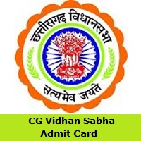 CG Vidhan Sabha Admit Card