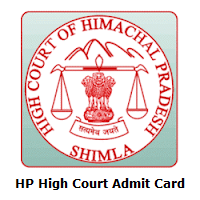 HP High Court Admit Card