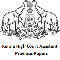 Kerala High Court Assistant Previous Papers