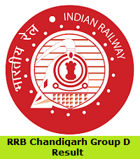 RRB Chandigarh Group D Result