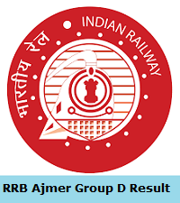 RRB Ajmer Group D Result
