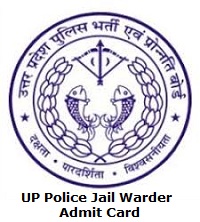 UP Police Jail Warder Admit Card