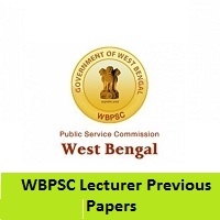 WBPSC Lecturer Previous Papers