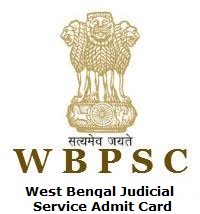 West Bengal Judicial Service Admit Card 