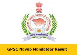 GPSC Nayab Mamlatdar Result