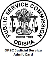 OPSC Judicial Service Admit Card