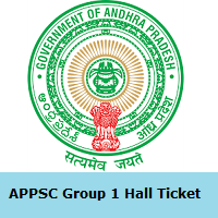 APPSC Group 1 Hall Ticket