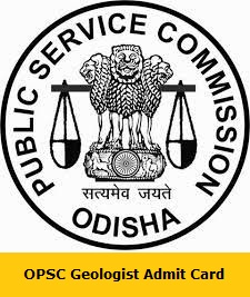 OPSC Geologist Admit Card