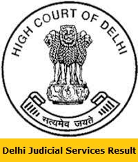 Delhi Judicial Services Result