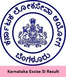 Karnataka Excise SI Result