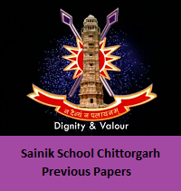 Sainik School Chittorgarh Previous Papers