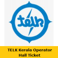 TELK Kerala Operator Hall Ticket