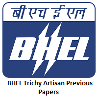 BHEL Trichy Artisan Previous Papers