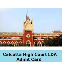 Calcutta High Court LDA Admit Card
