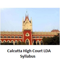 Calcutta High Court LDA Syllabus