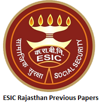 ESIC Rajasthan Previous Papers