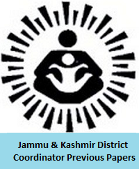 Jammu & Kashmir District Coordinator Previous Papers