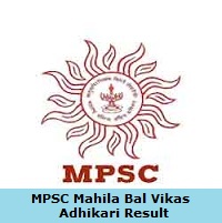 MPSC Mahila Bal Vikas Adhikari Result