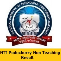 NIT Puducherry Non Teaching Result