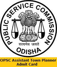 OPSC Assistant Town Planner Admit Card