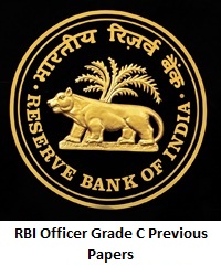 RBI Officer Grade C Previous Papers