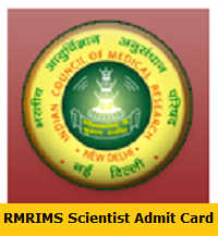 RMRIMS Scientist Admit Card