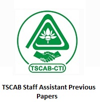 TSCAB Staff Assistant Previous Papers
