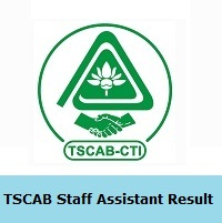 TSCAB Staff Assistant Result