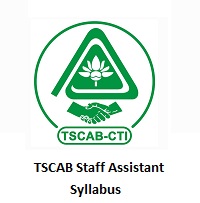TSCAB Staff Assistant Syllabus