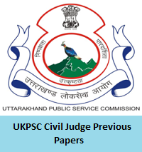 UKPSC Civil Judge Previous Papers