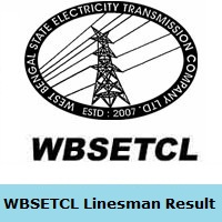WBSETCL Linesman Result 