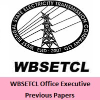 WBSETCL Office Executive Previous Papers