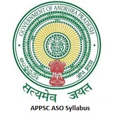 APPSC ASO Syllabus