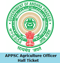 APPSC Agriculture Officer Hall Ticket