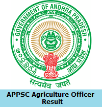 APPSC Agriculture Officer Result
