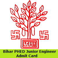 Bihar PHED Junior Engineer Admit Card
