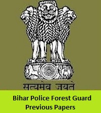 Bihar Police Forest Guard Previous Papers