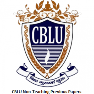 CBLU Non-Teaching Previous Papers