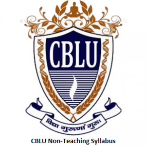 CBLU Non-Teaching Syllabus