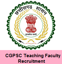 CGPSC Teaching Faculty Recruitment
