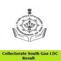 Collectorate South Goa LDC Result