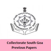 Collectorate South Goa Previous Papers